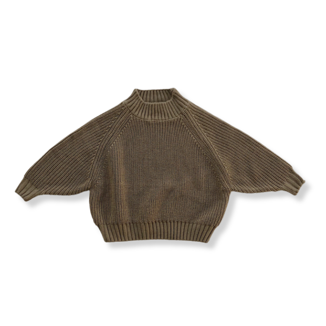 High Neck Knit Sweater