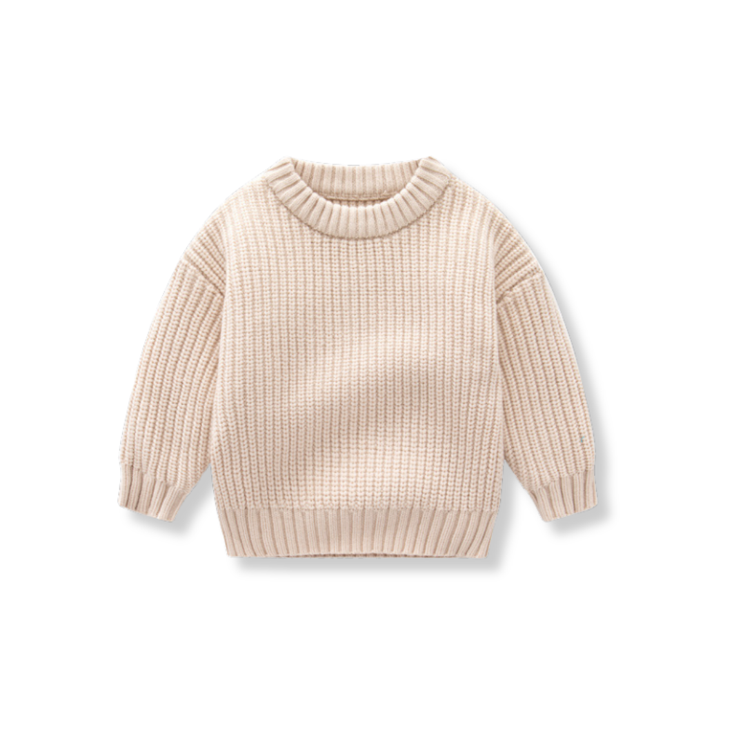 Round Neck Knit Sweater