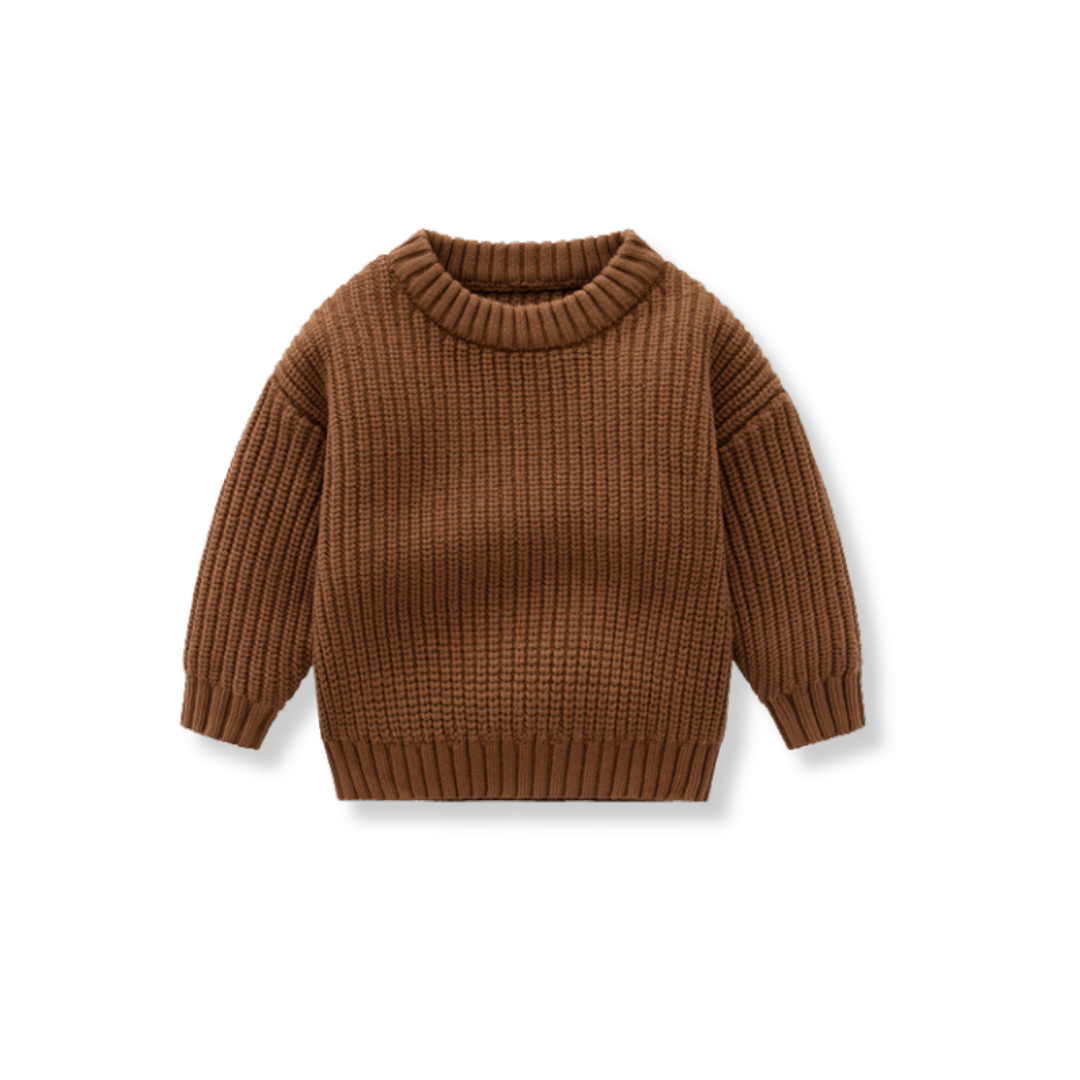 Round Neck Knit Sweater
