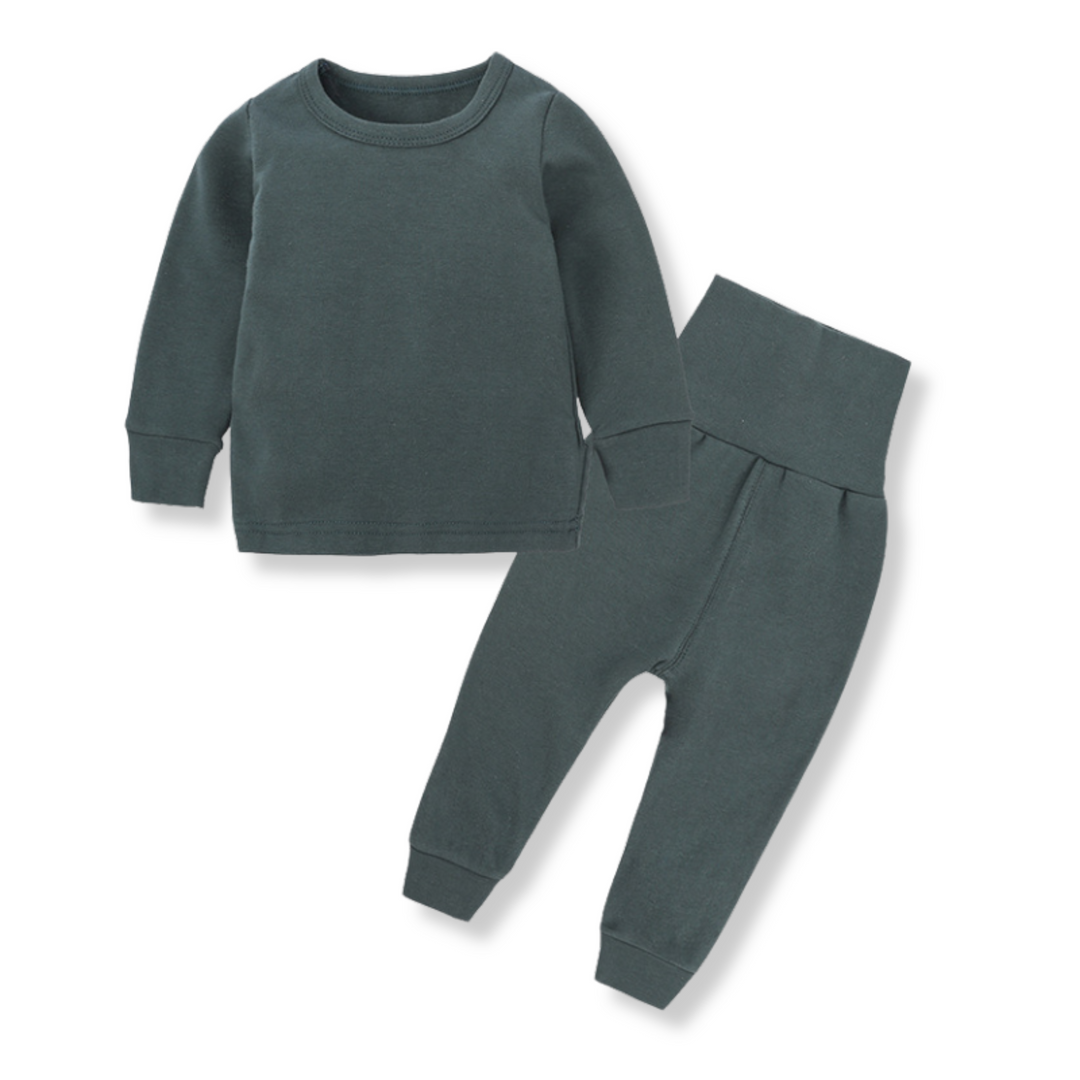 Belly Band Pants & Long Sleeve Set