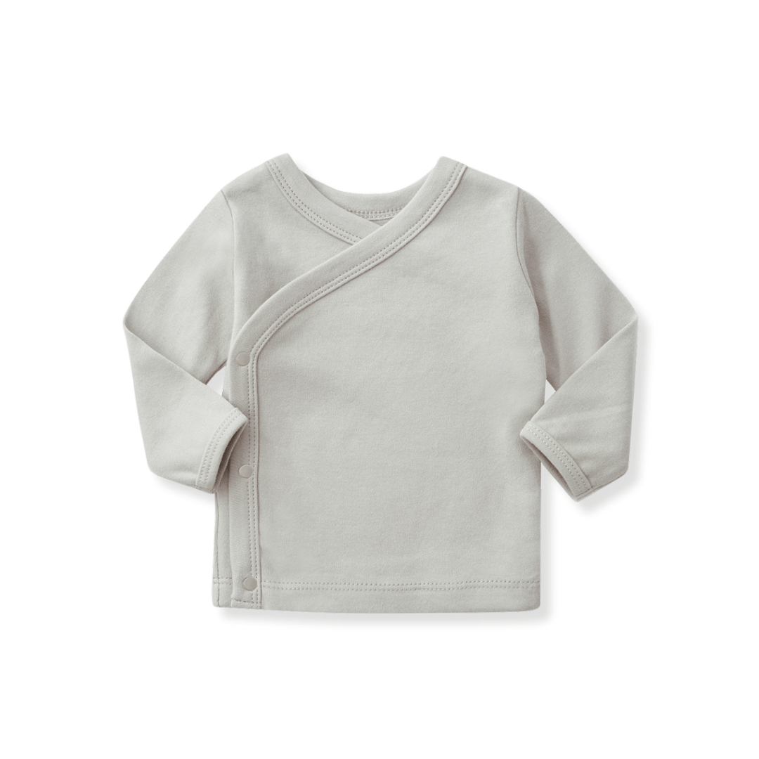 Newborn Organic Wrapover Shirt